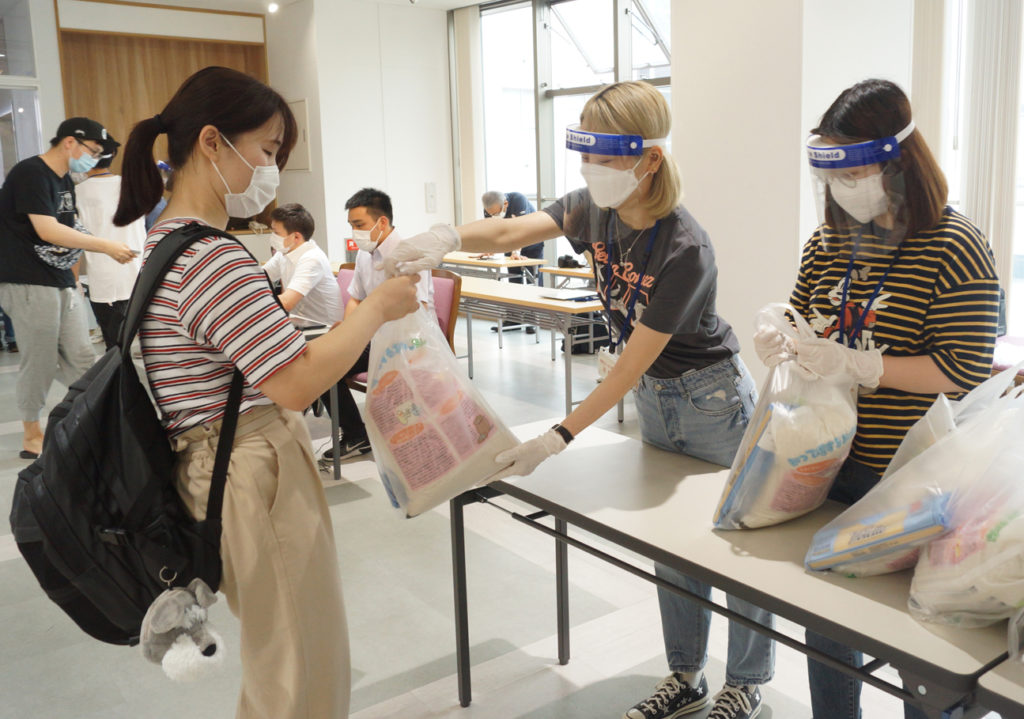 別府大学などで学生エールプロジェクト 今日新聞