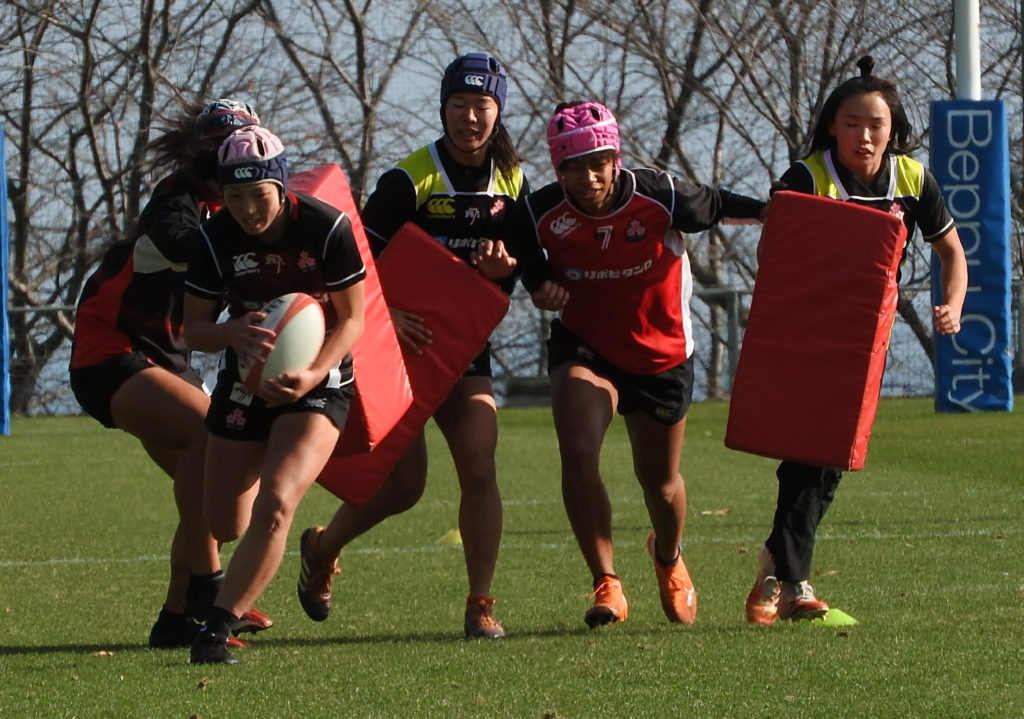 女子７人制の日本代表候補が別府合宿 今日新聞